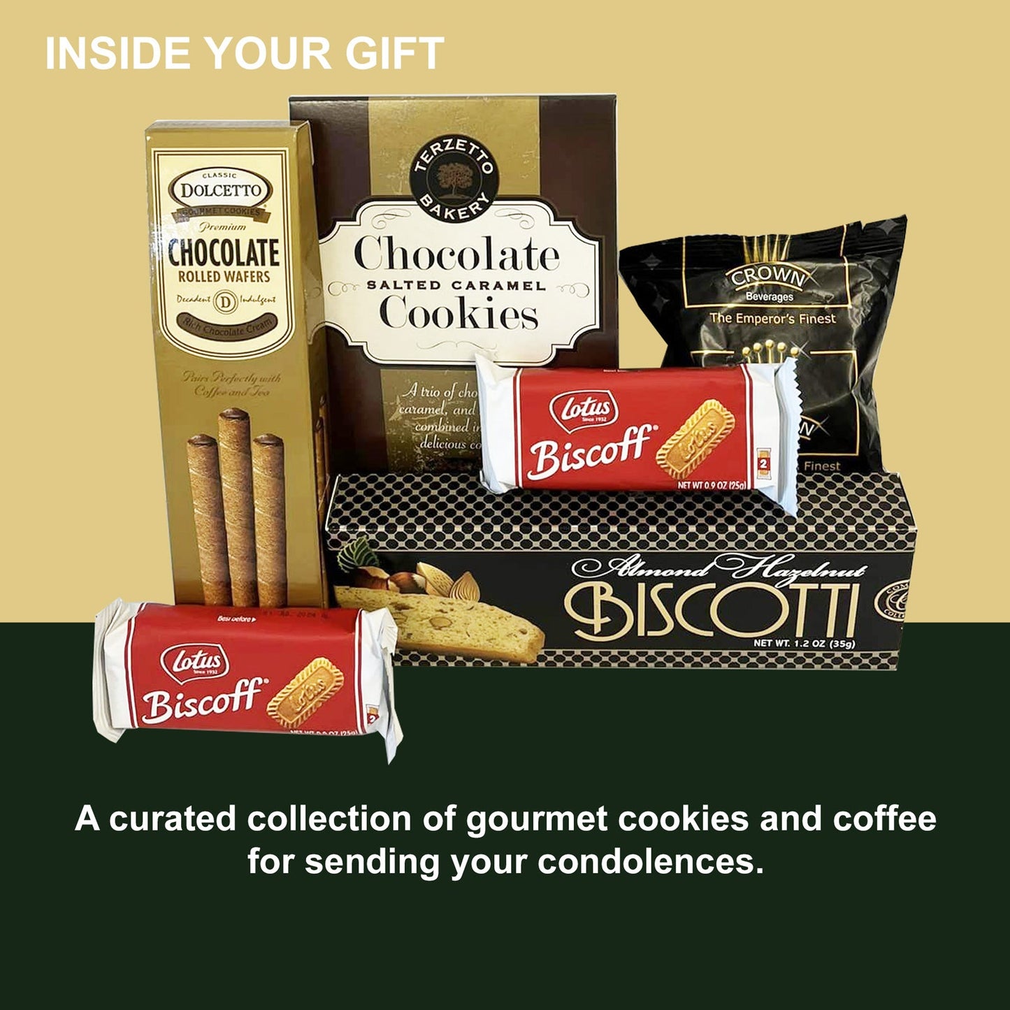 Classic Thank You Gift Box with Cookies and Coffee, for Men and Women