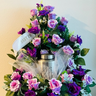 Lovingly Lavender and Purple, Memorial Flowers - Orchids by Donya's Florals