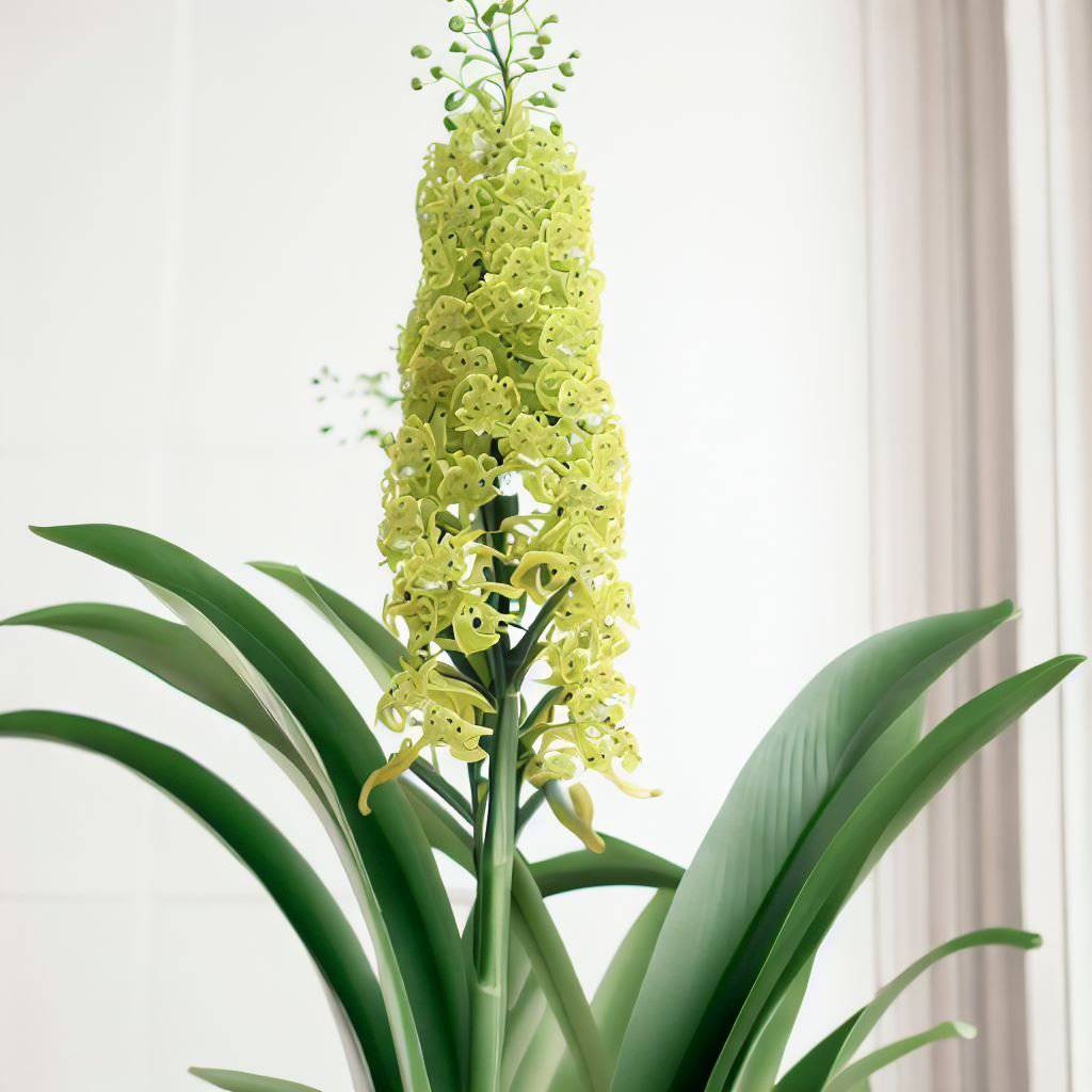 Z. Grammatophyllum Lemon Lime Orchid Tower - Orchids by Donya's Florals